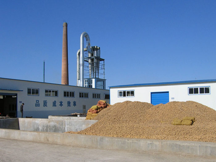 Machine de transformation de la fécule de pomme de terre