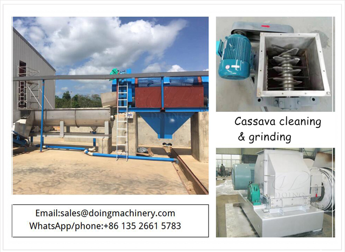 Cambodian manioc Starch Processing