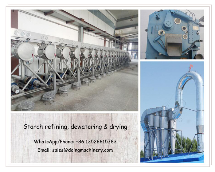 manioc Starch making process