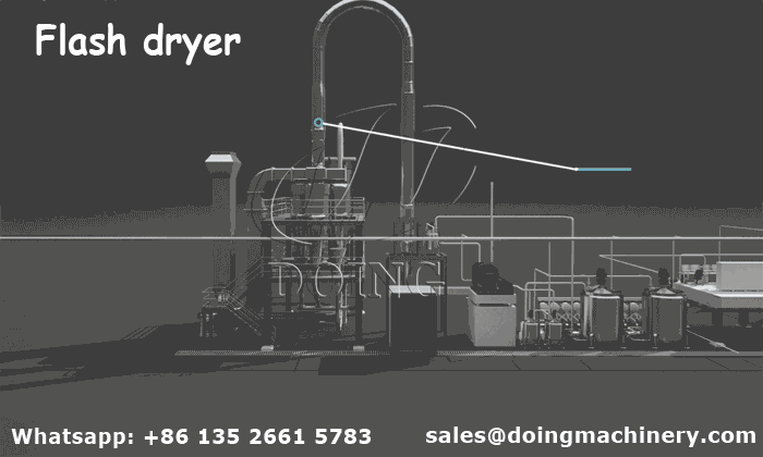 Flash dreer Drying Quality manioc Powder