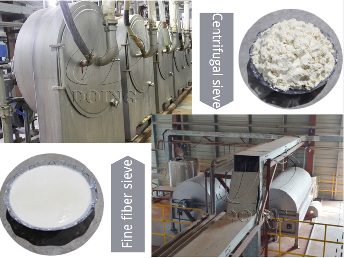 Comment éliminer les impuretés dans la production d'amidon de patate douce?