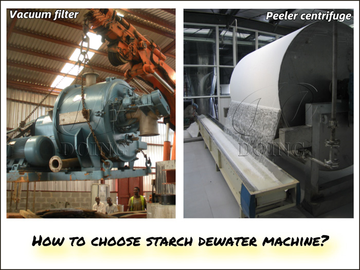 Starch dehydrater