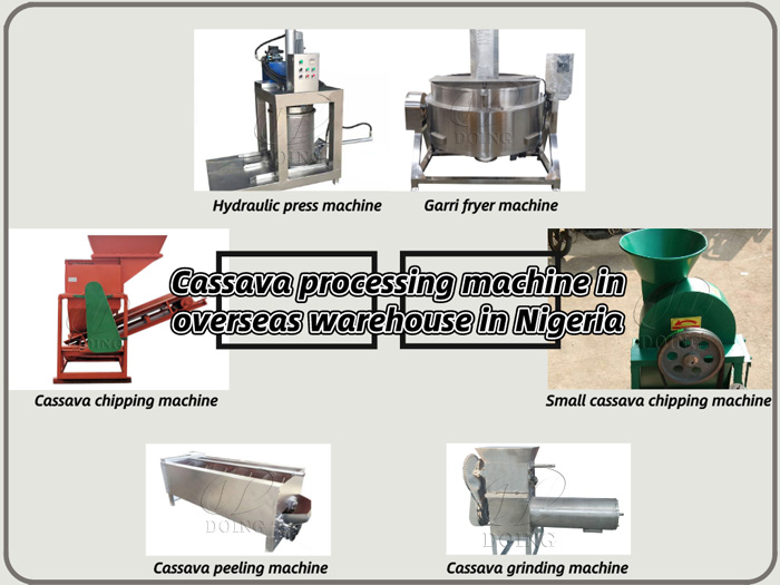 Nigerian manioc processing machine