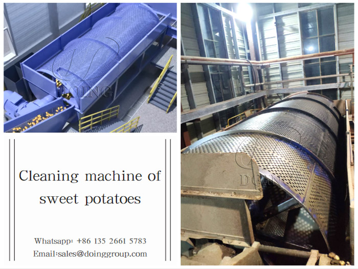 Quelles machines peuvent être utilisées pour traiter l'amidon de patate douce?