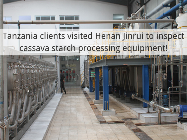 Les clients tanzaniens visitent Henan Jinrui manioc Starch Processing Equipment!